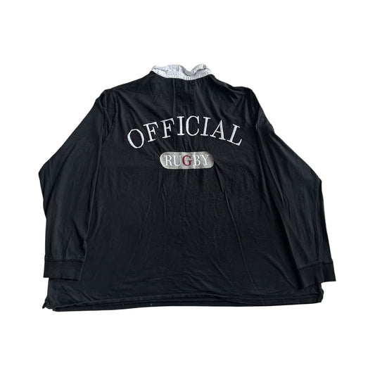 6XL Owk Sportswear Black and Grey Rugby Shirt