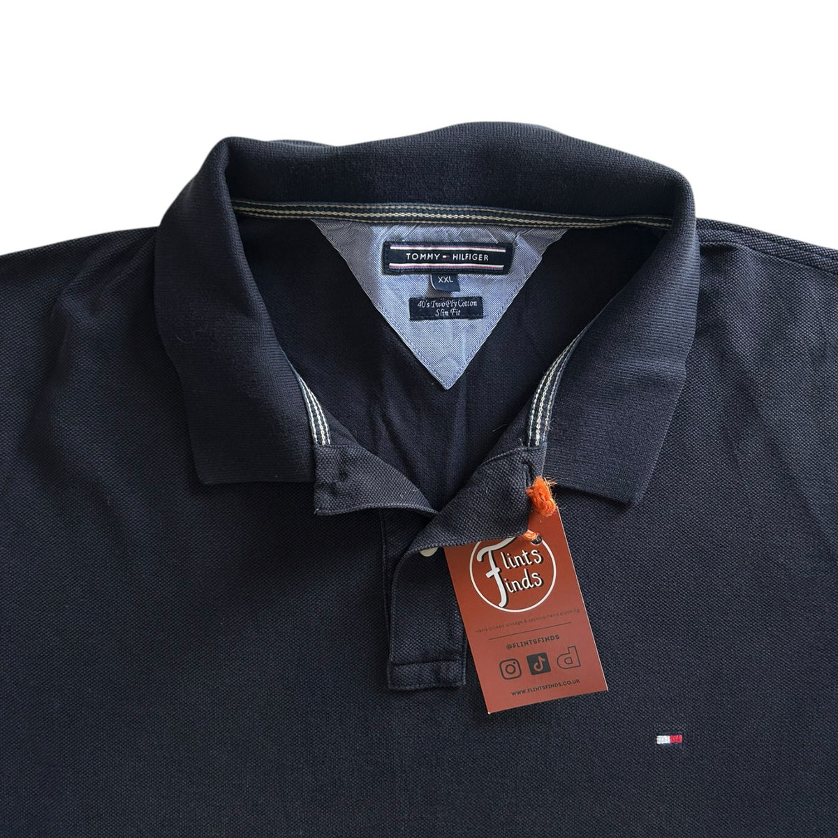 XXL Tommy Hilfiger Navy Polo Shirt
