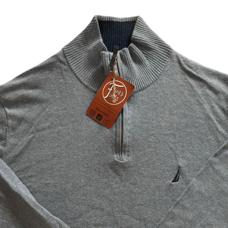 Large Nautica Light Blue 1/4 Zip
