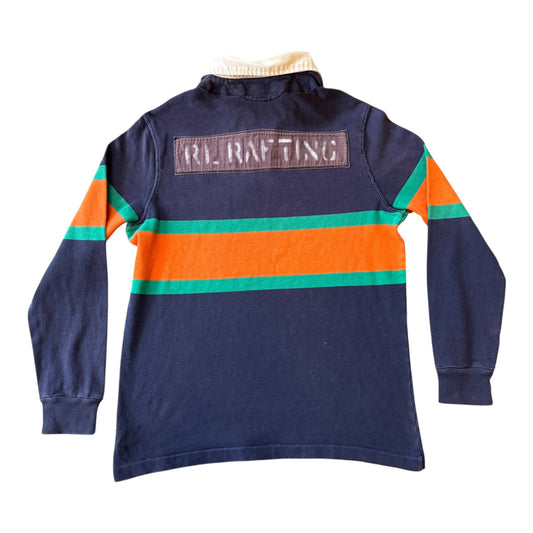 Large Ralph Lauren Navy Rafting Rugby Shirt
