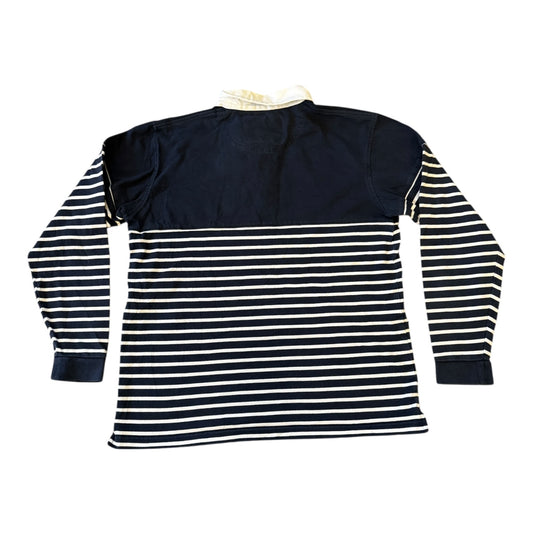 Medium Cotton Traders Six Nations Navy Rugby Shirt
