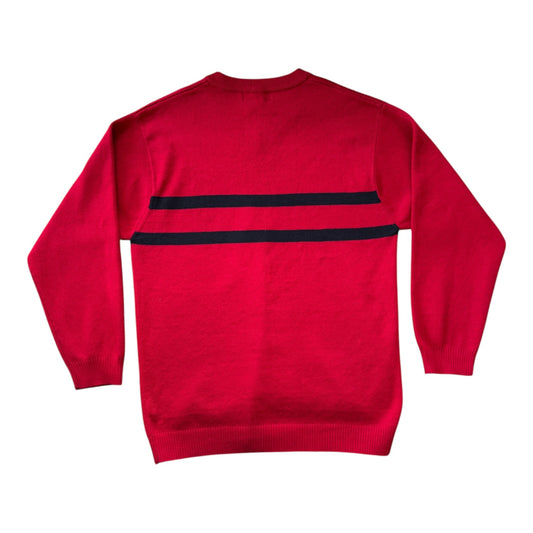 Large Chaps Red V-Neck Jumper