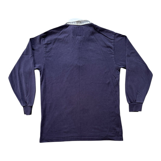 Medium Cotton Traders Navy Oxford University Rugby Shirt
