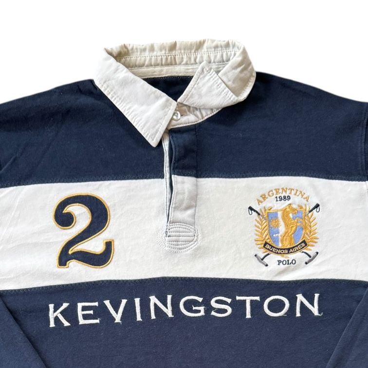 Large Kevingston Navy Argentina Rugby Shirt