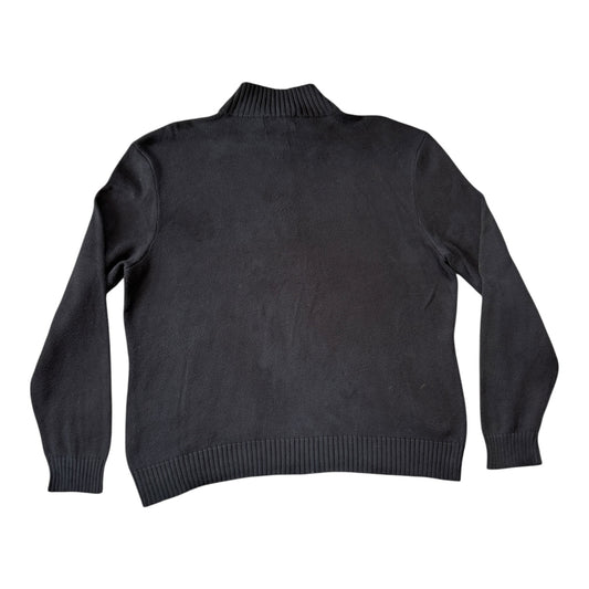 XXL Ralph Lauren Black Knitted 1/4 Zip
