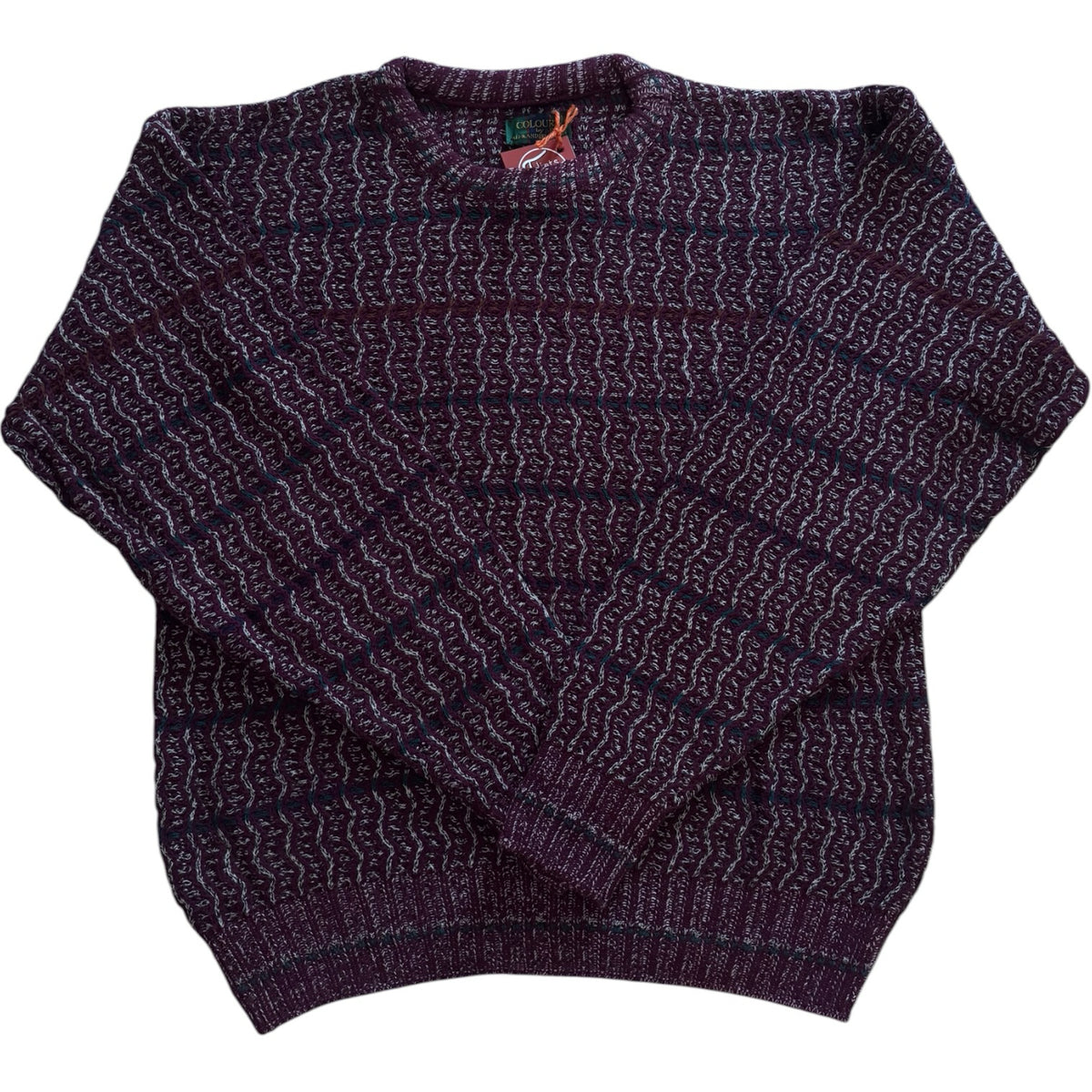 Medium Colours Purple Funky Knit Jumper
