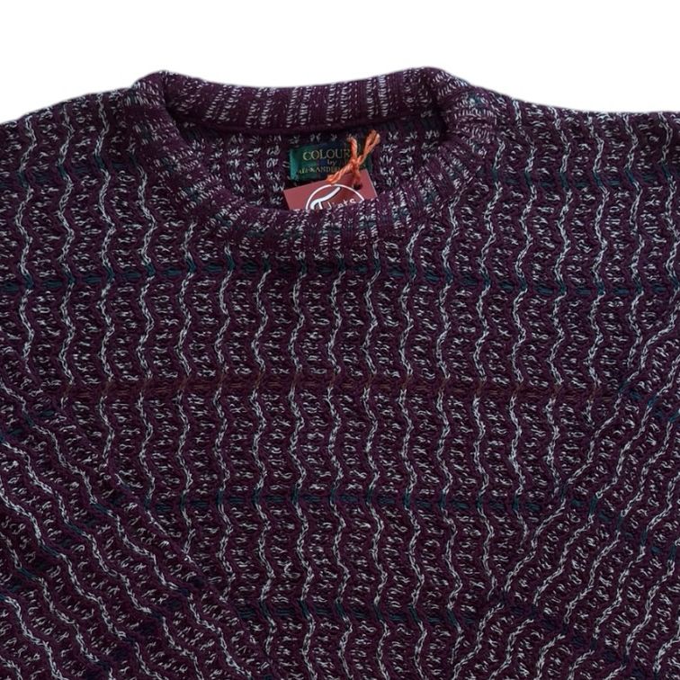 Medium Colours Purple Funky Knit Jumper
