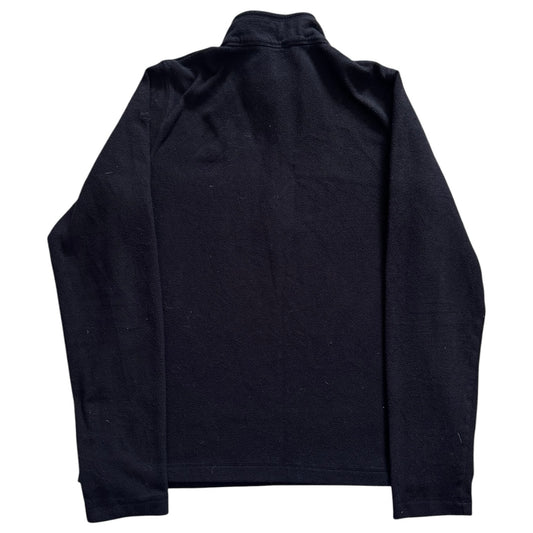 Woman's Medium The North Face Black 1/4 Zip Fleece