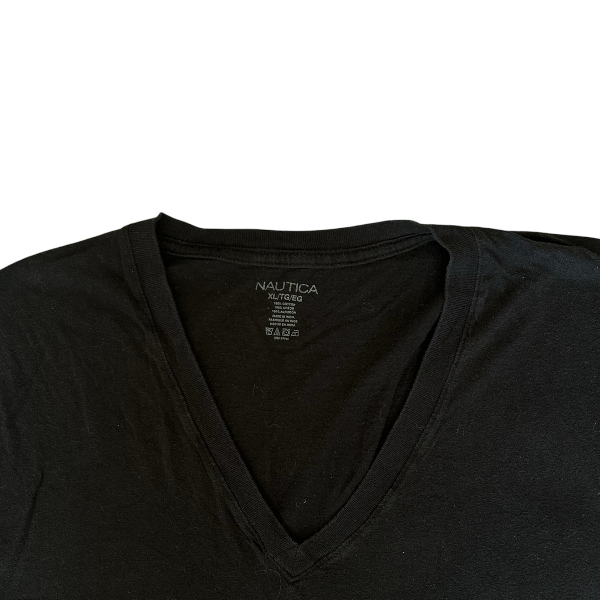 Extra large Nautica Black V-Neck T-Shirt