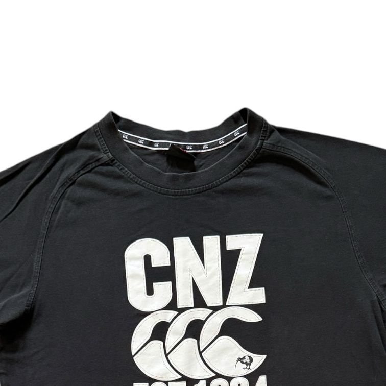 Large Canterbury Of New Zealand Black T-Shirt