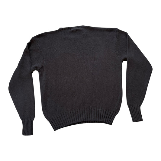 Extra large Ralph Lauren Black Heavy Knitted Jumper