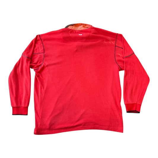 Large Reebok Red Wales Rugby Shirt