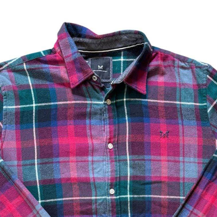 XXL Crew Pink Tartan Flannel Shirt
