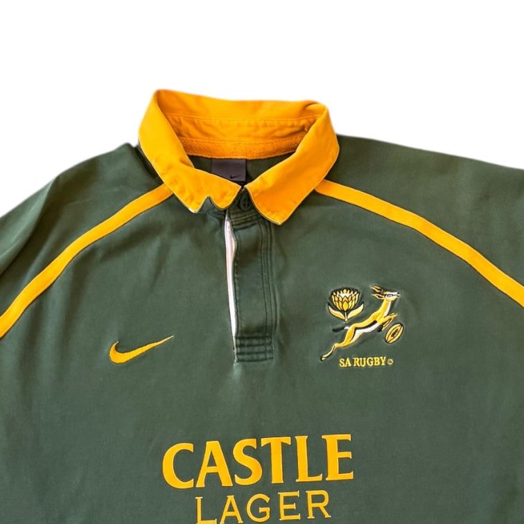 Large Nike Green Rugby Shirts