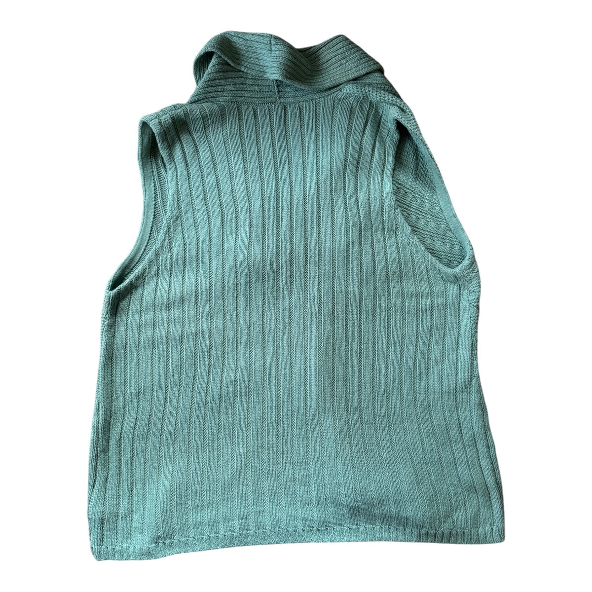 Woman's Extra large Chaps Green Sleeveless Cardigan