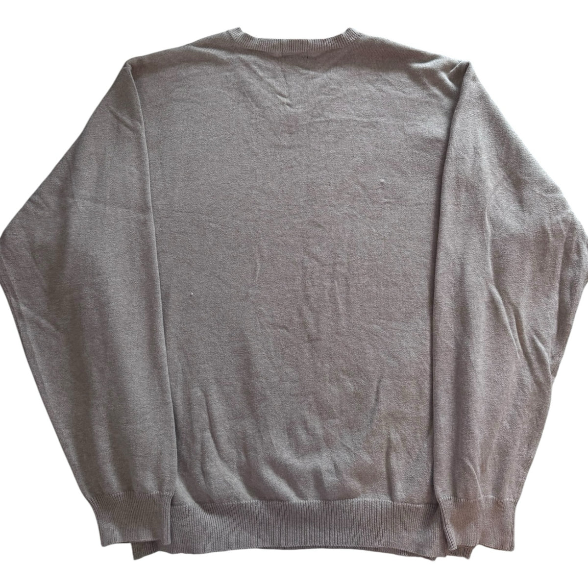 Extra large Izod Beige V-Neck Argyle Jumper