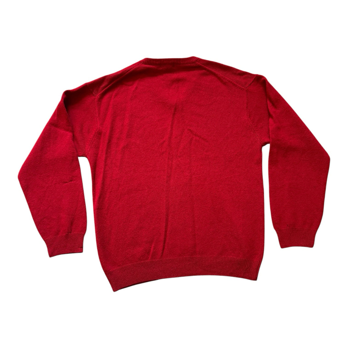 Large Gant Red Wool Knitted Jumper - Repaired/damaged