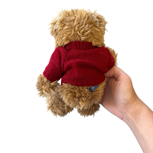 Ralph Lauren 2002 Small Brown Polo Teddy Bear with Red Jumper