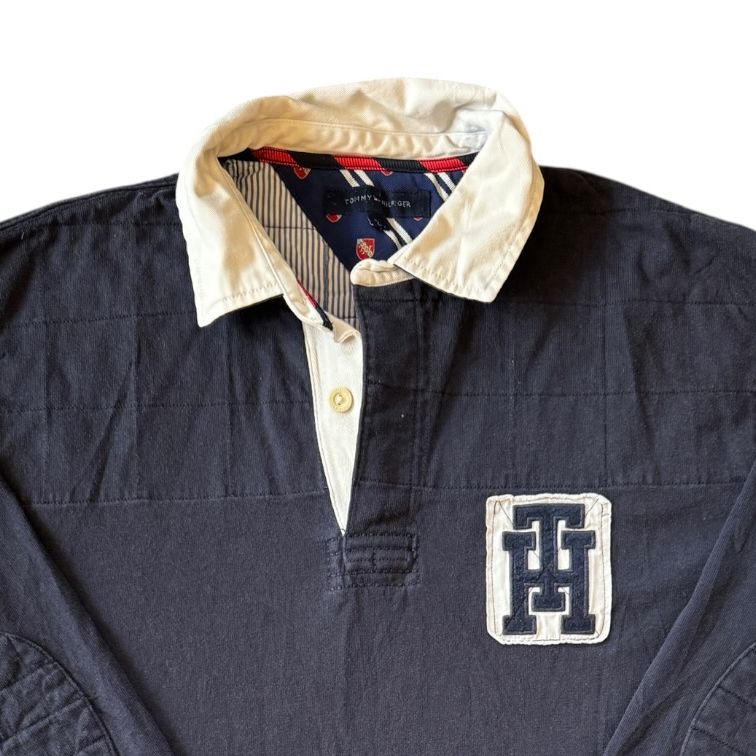 Large Tommy Hilfiger Navy Rugby Shirt
