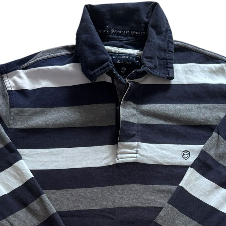 Medium Forecast Navy, White and Grey Rugby Shirt