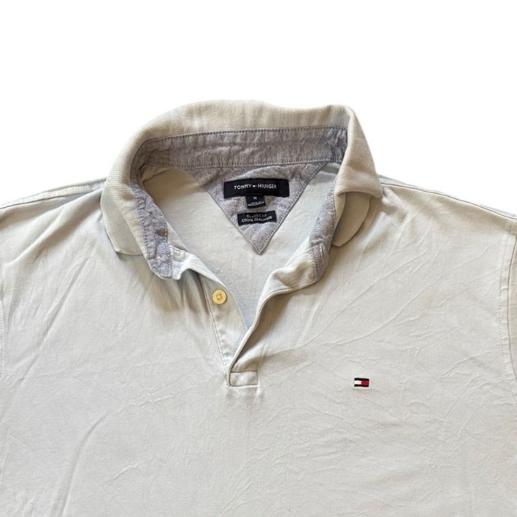 Medium Tommy Hilfiger Stretchy Light Blue Polo Shirt
