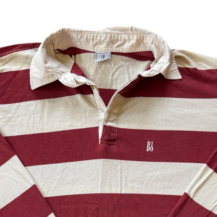 Aged 16 Red and Cream Rugby Shirt