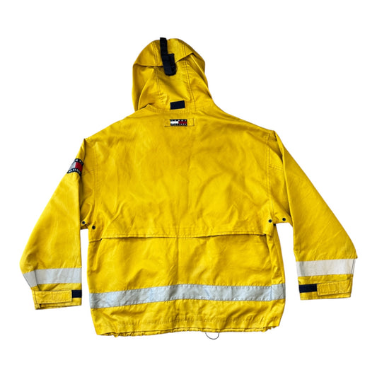 Large 90's Tommy Hilfiger Yellow Sailing Gear Jacket