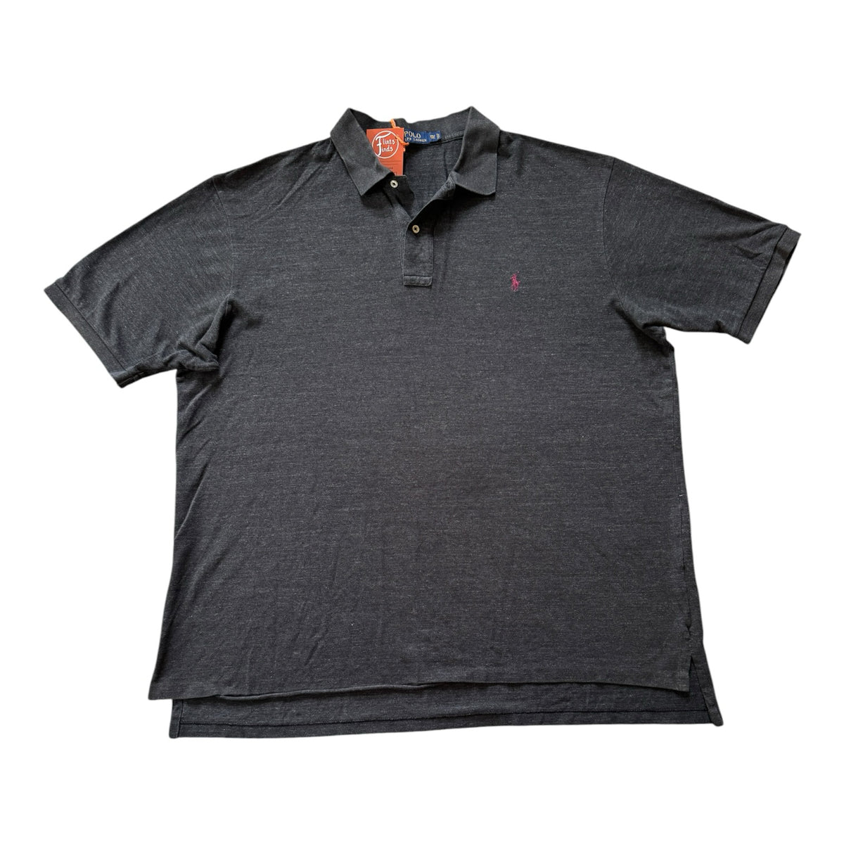 2XLT Ralph Lauren Grey Speckled Polo Shirt