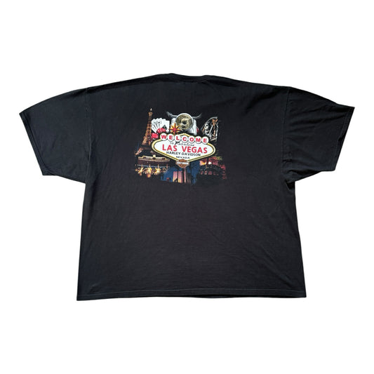 5XL Harley Davidson Black Las Vegas Graphic T-Shirt