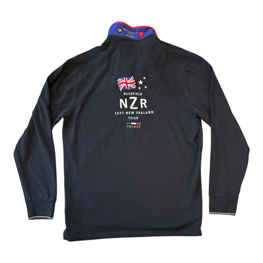 Extra large Ruckfield France New Zealand Tour Black Rugby Shirt