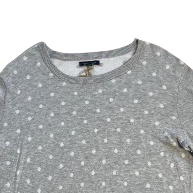 Woman's Large Tommy Hilfiger Grey Spotted Thin Jumper