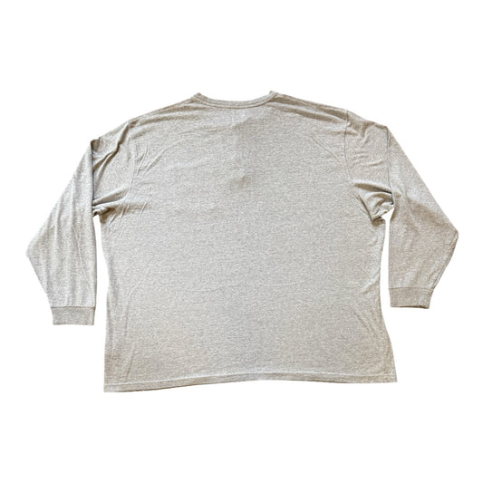 4XL Carhartt Grey Henley Long Sleeved T-Shirt