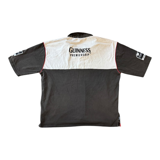 3XL Cotton Traders Guinness Black Rugby Shirt