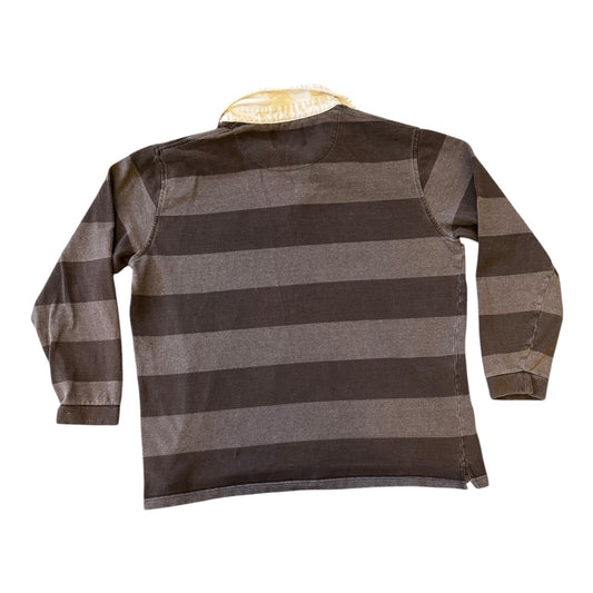 Large Guinness Brown Striped Rugby Shirt