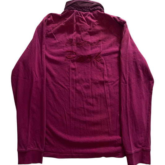 Large Brice Red Central Park Rugby Shirt