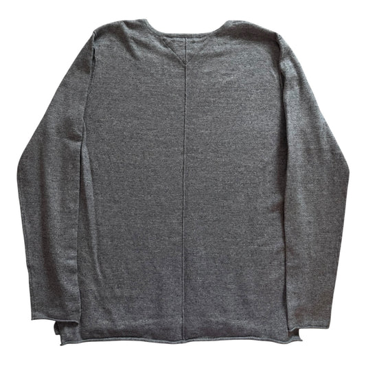 Large Tommy Hilfiger Grey Knitted Jumper