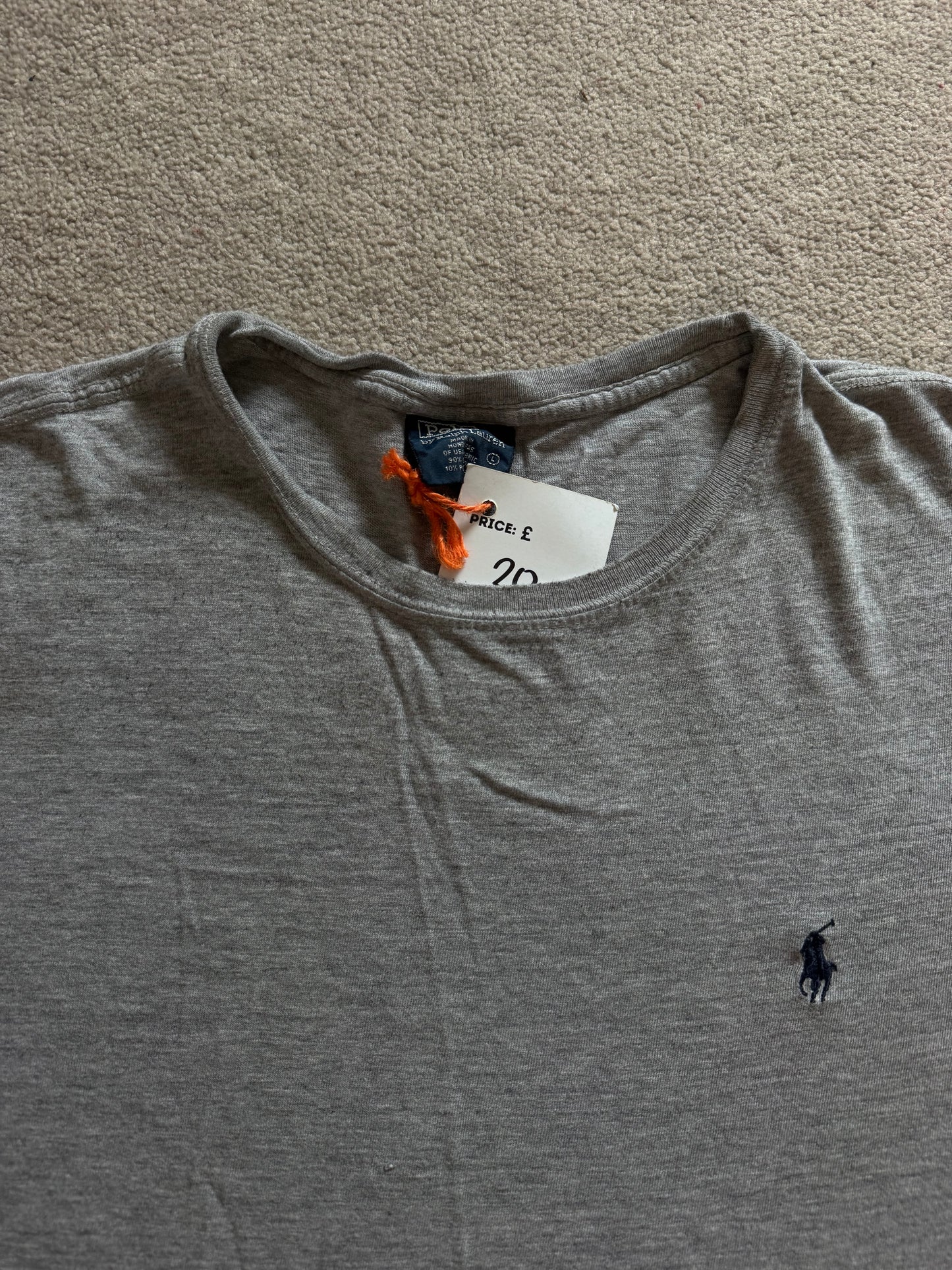 Large Ralph Lauren Grey T-Shirt