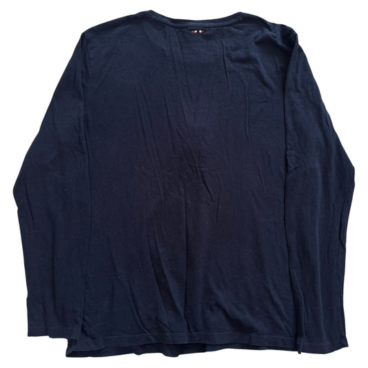 Small Napapijri Navy Long Sleeved Shirt