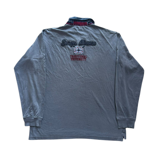 3XL Serge Blanco Grey Rugby Shirt
