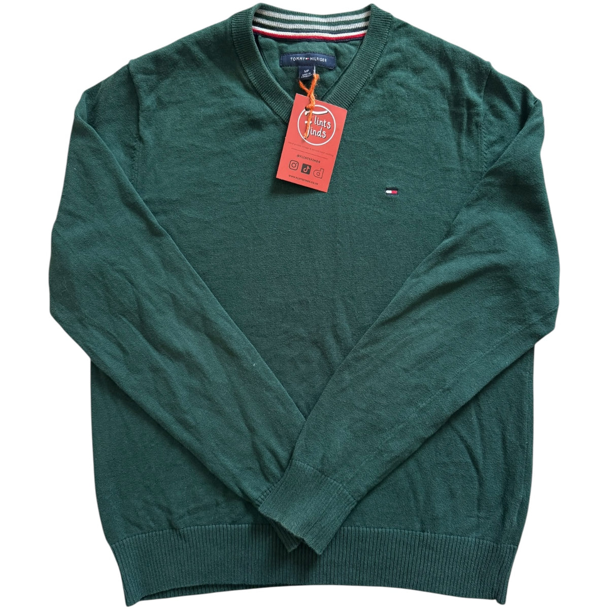 Small Tommy Hilfiger Green Knitted Jumper