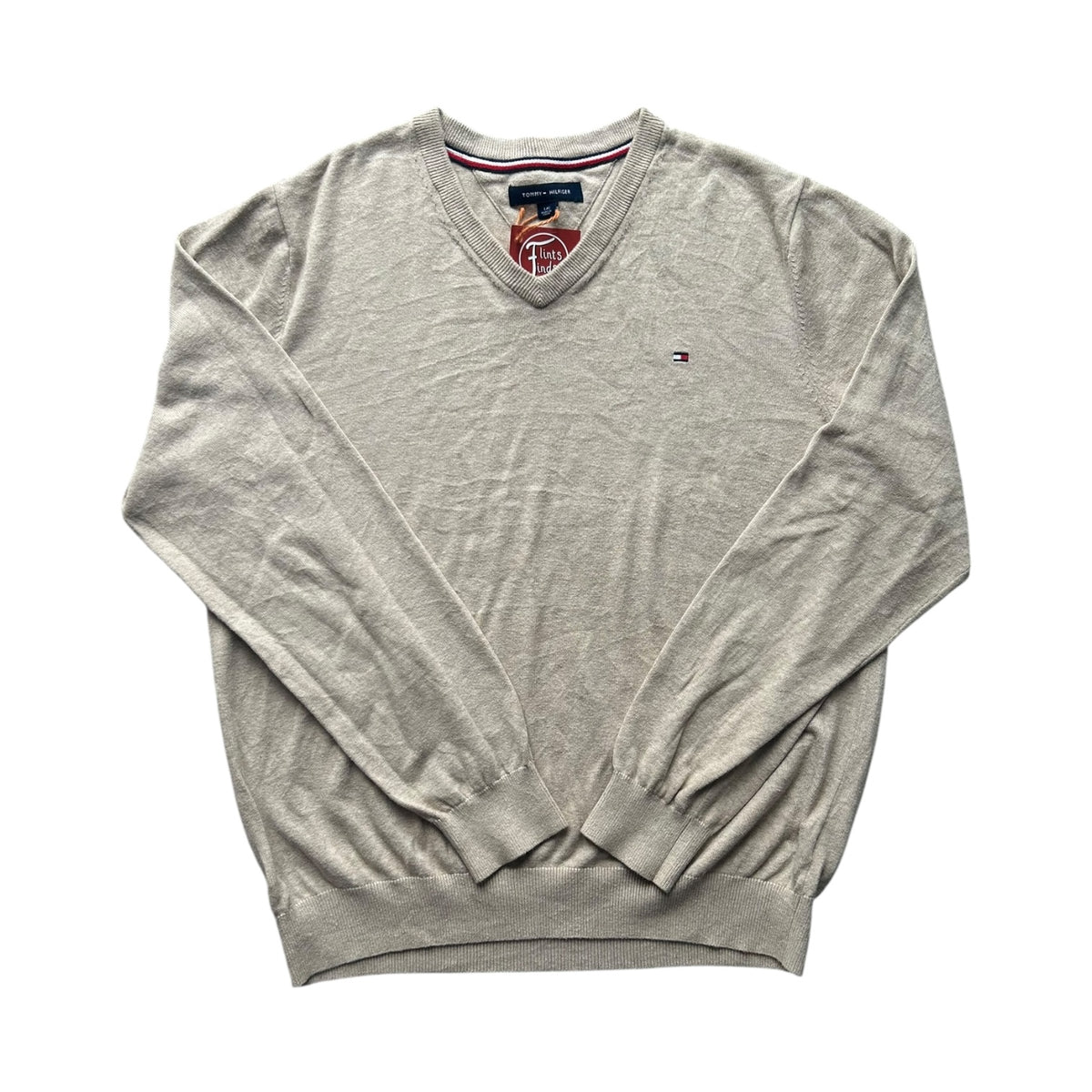 Large Tommy Hilfiger Beige Sweatshirt