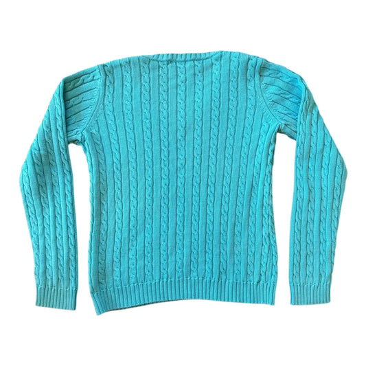 Womans Small Ralph Lauren Blue Cable Knit