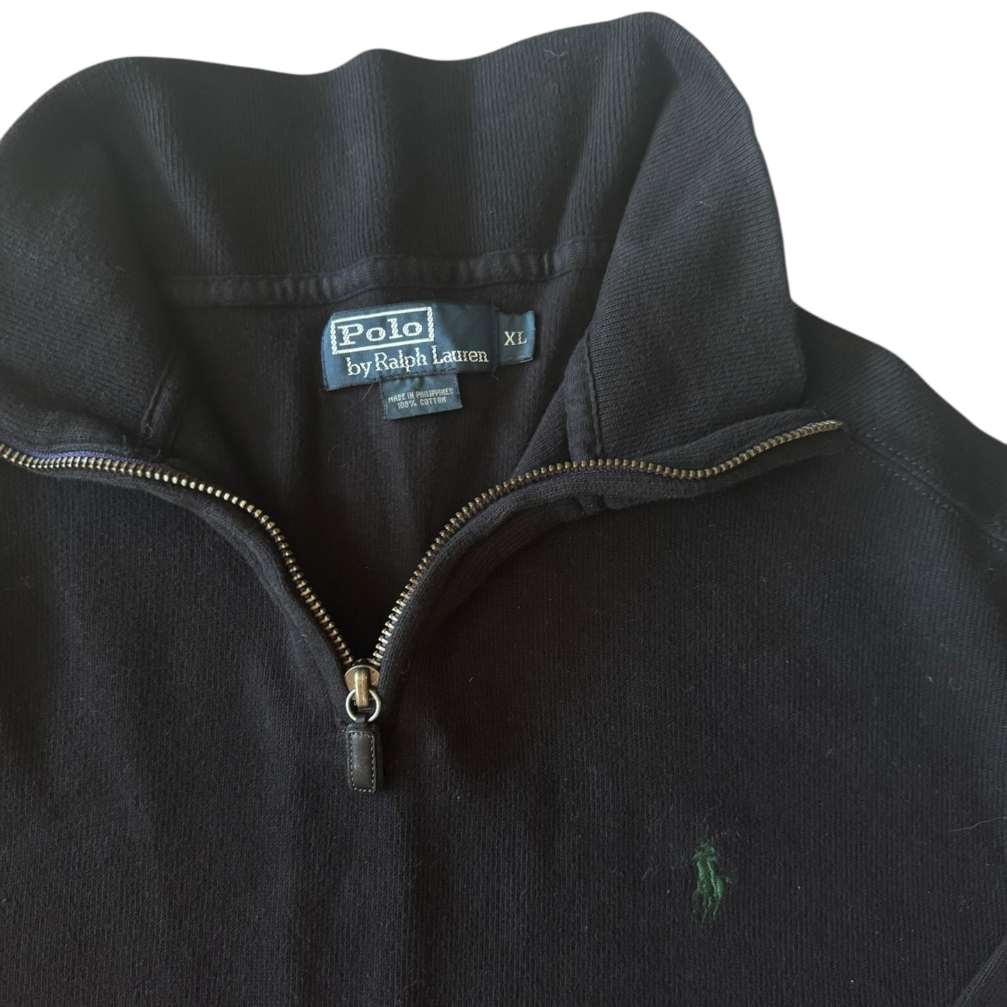 Extra Large Ralph Lauren Black 1/4 Zip