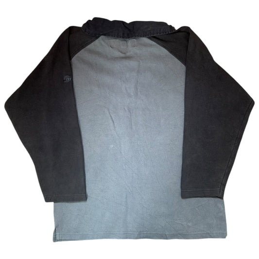 Medium Molinel Navy and Blue Rugby Shirt