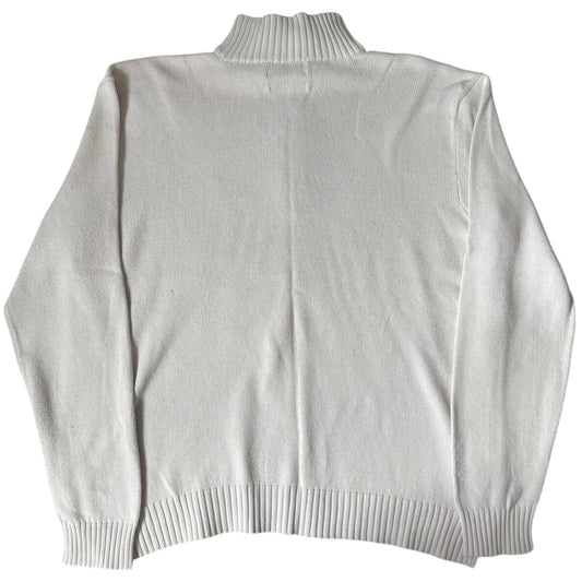 Extra Large Ralph Lauren Light Pink Knitted 1/4 Zip