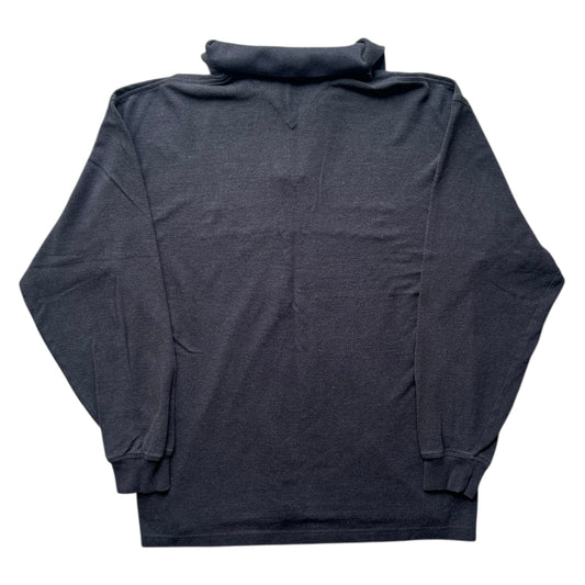 Large Tommy Hilfiger Black Long Sleeve Polo Shirt