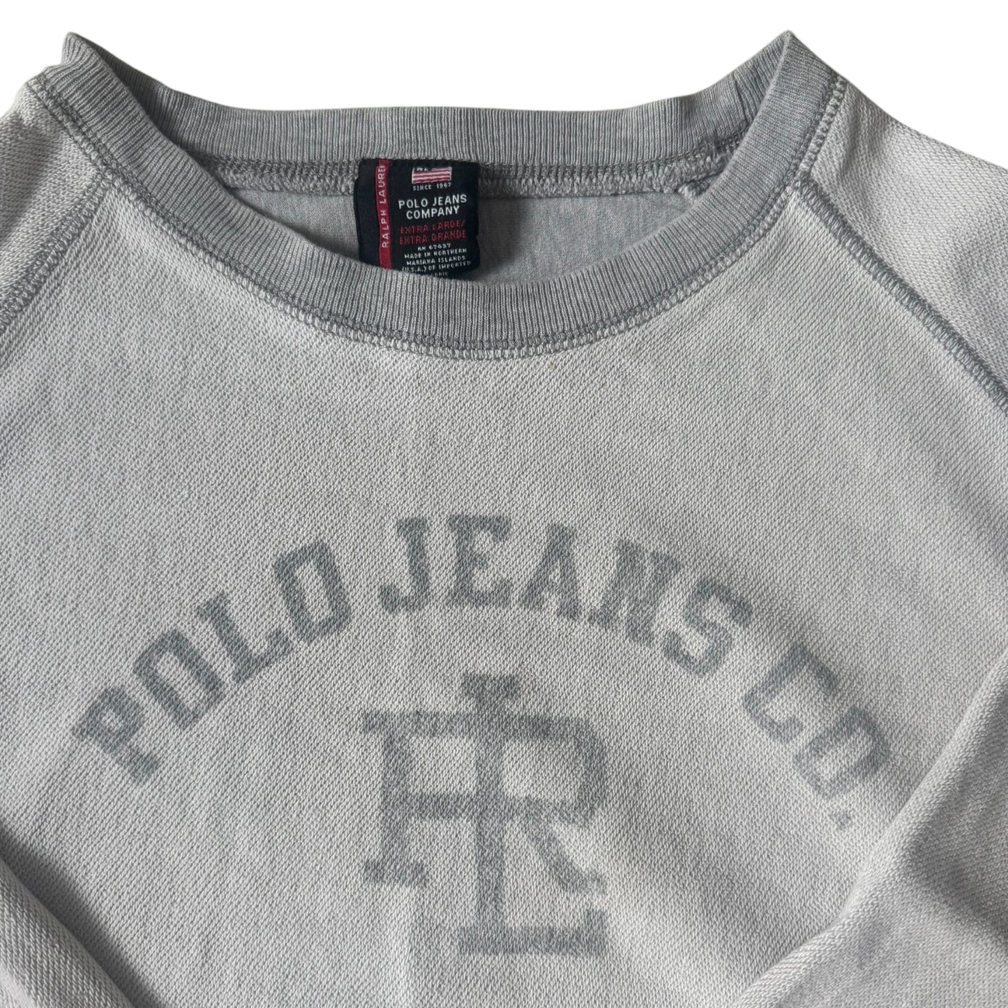 Extra Large Ralph Lauren Grey Sweatshirt