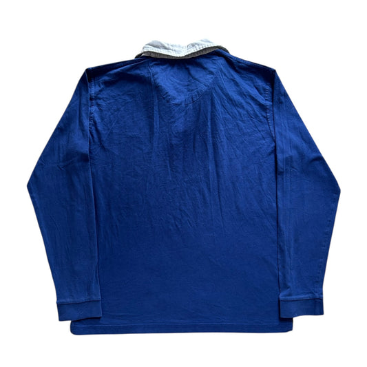 Medium Milano Blue Rugby Shirt