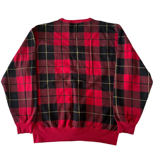 Large Polo Ralph Lauren Red Patterned Sweater