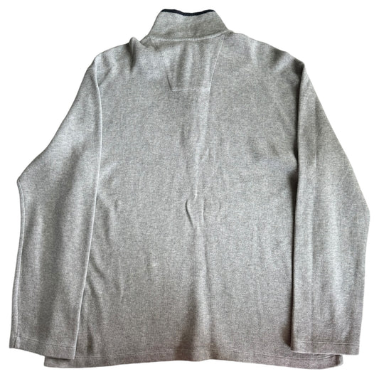Large Nautica Grey 1/4 Zip